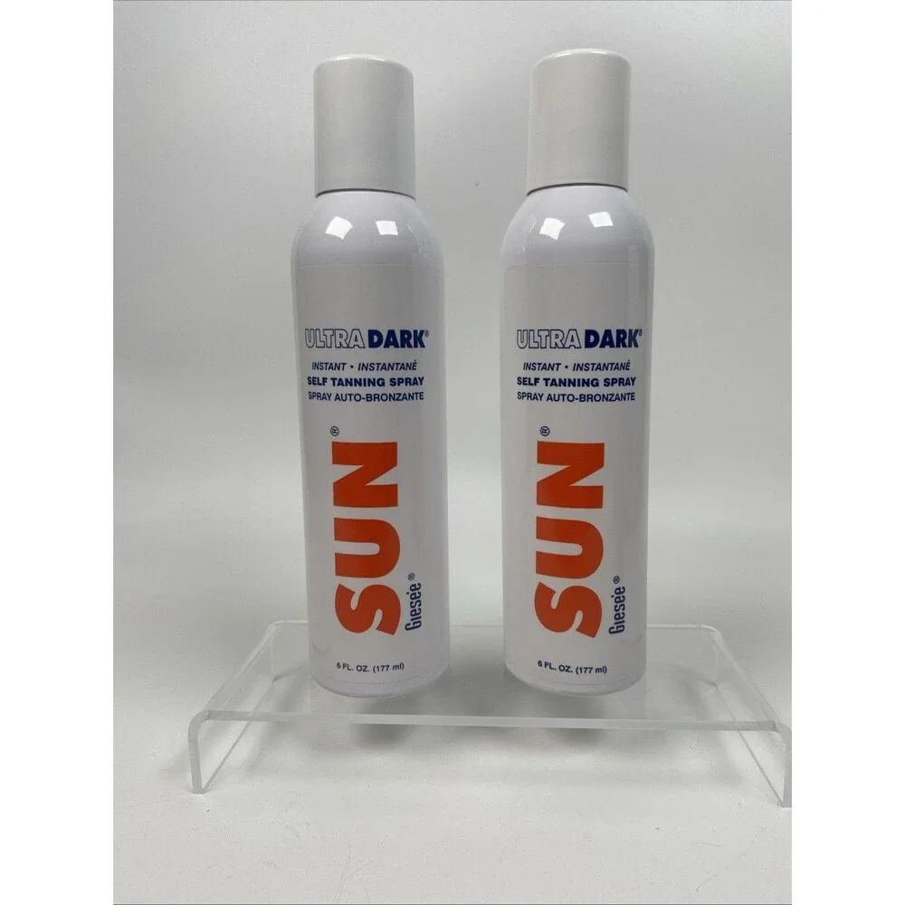 Sun Laboratories Giesee Spray Self Instant Tan Micro Mist Ultra Dark 6 Oz 2 Pack